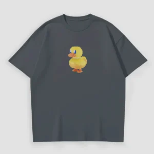 Kaos Yellow Duck 3D Pixel Style
