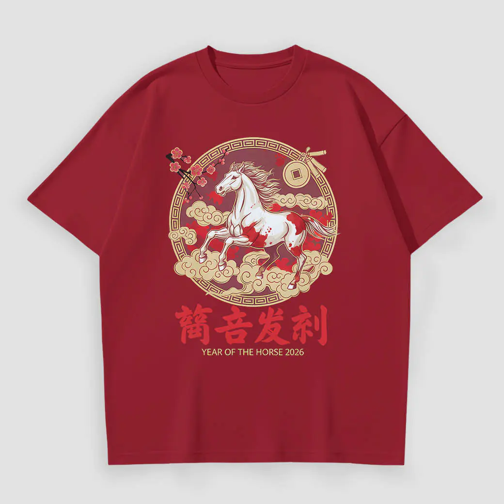 Kaos Imlek Tahun Kuda 2026