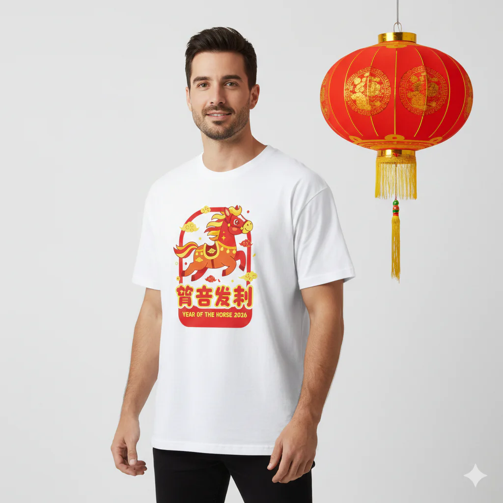 Kaos Imlek Flying Horse - Image 3