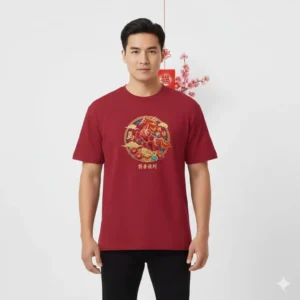 Kaos Imlek Kuda Merah Jenderal