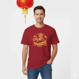 Kaos Imlek 2026 Shio Kuda